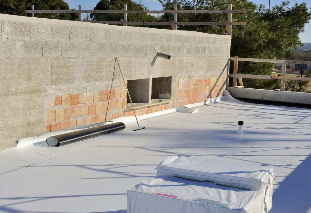 how to install flat roofs