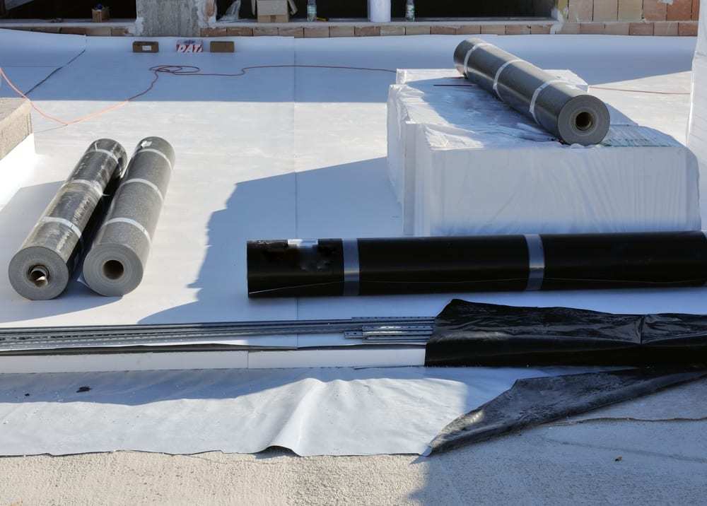 Waterproofing and insulation for PVC roof