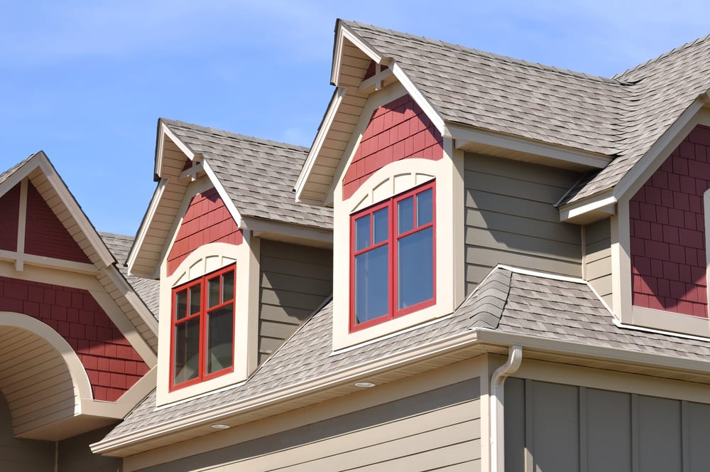 Close-up of residential roof