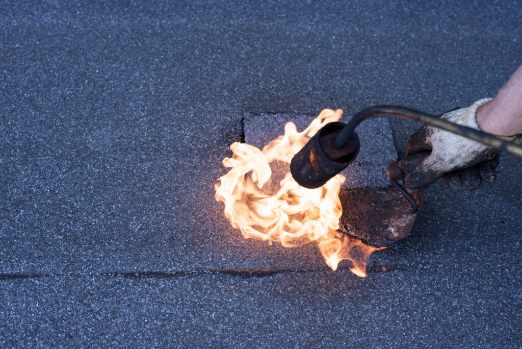 modified bitumen roof repair
