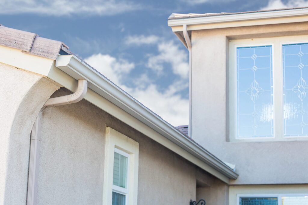Seamless gutters and downspout