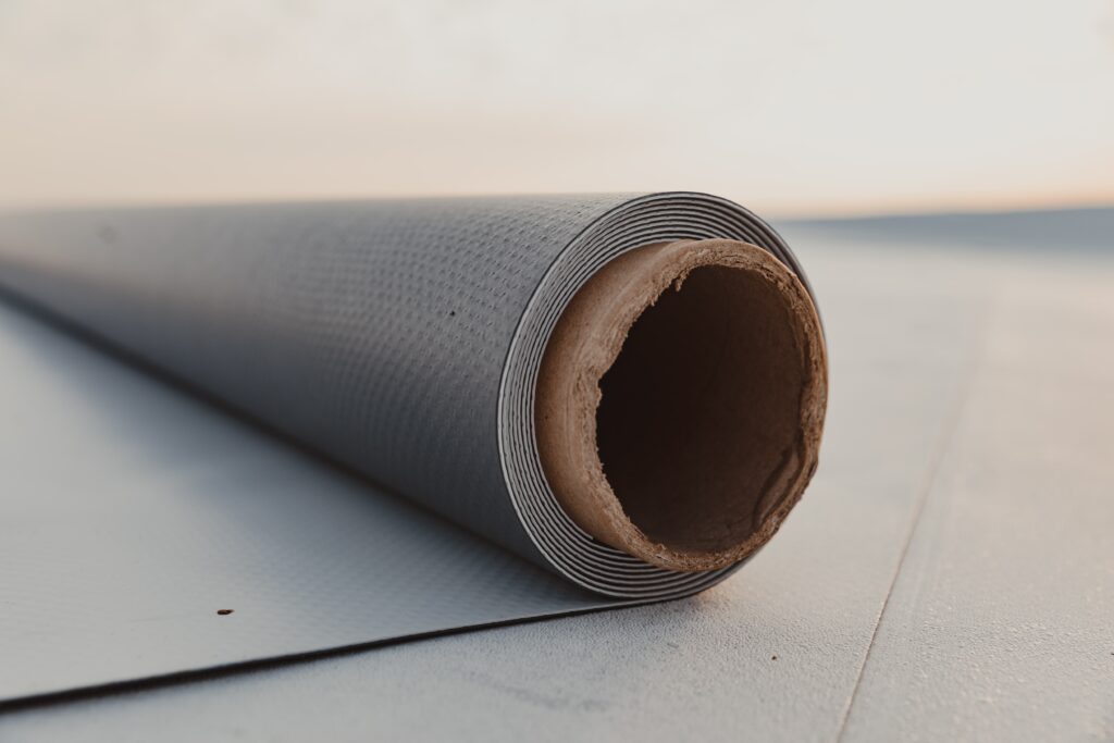 Roll of roofing PVC membrane