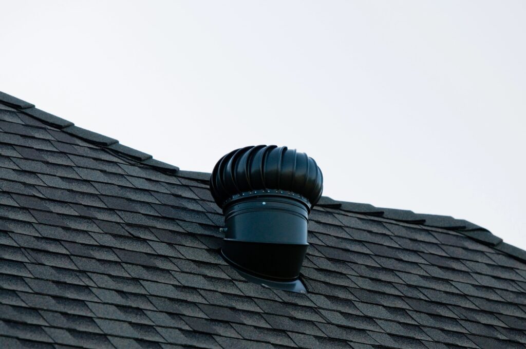 Exhaust vent on roof